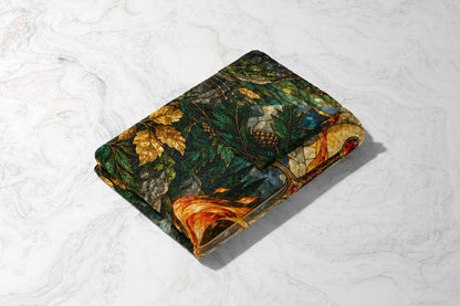 Goldryn Velveteen Plush Blanket folded