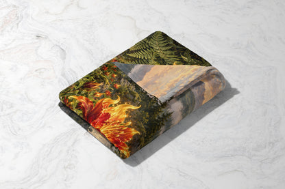 Kingsflame Velveteen Plush Blanket folded