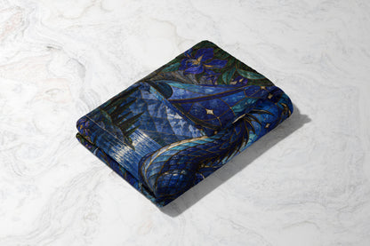 Sgaeyl Velveteen Plush Blanket folded