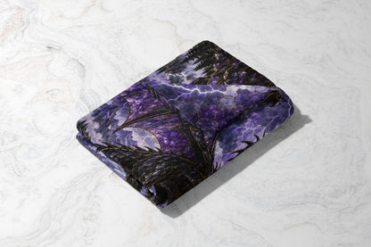 Storm Tairn Velveteen Plush Blanket folded
