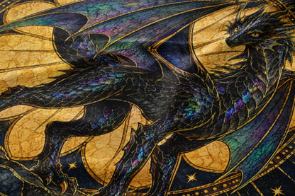 Andarna's Colors Stained Glass Velveteen Plush Blanket close-up