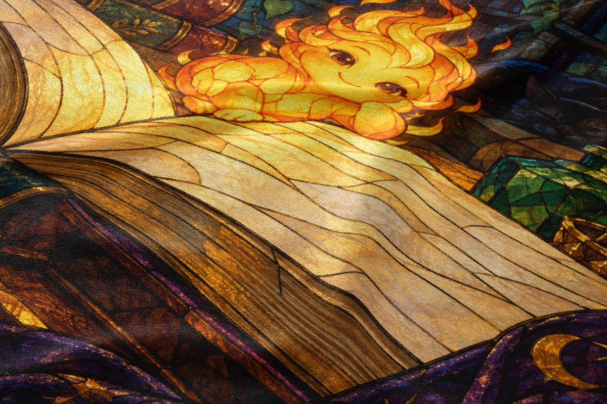 Ember Velveteen Plush Blanket close-up