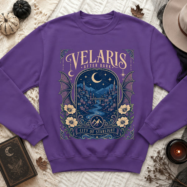 Velaris After Dark Sweatshirt in Purple