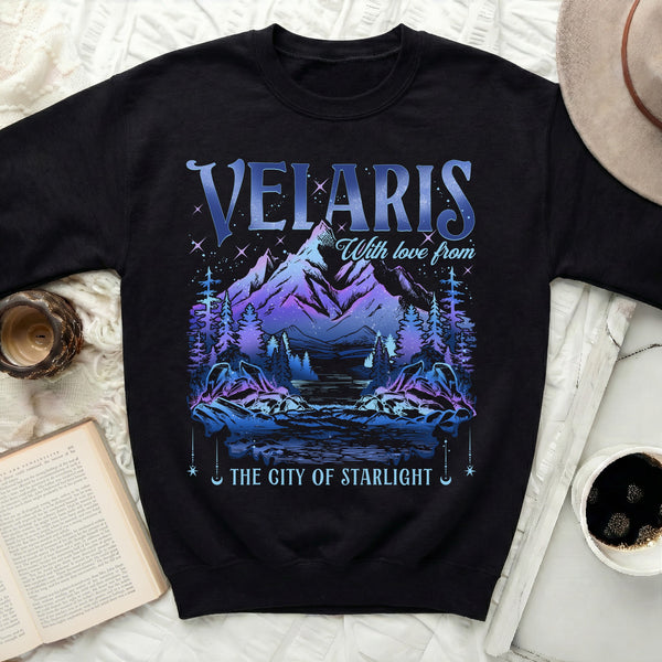 With Love From Velaris Sweatshirt in Black