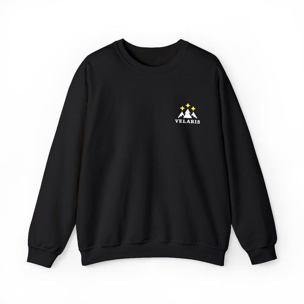 Velaris Embroidered Sweatshirt in Black