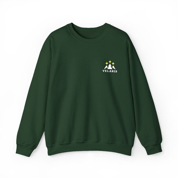 Velaris Embroidered Sweatshirt in Forest Green