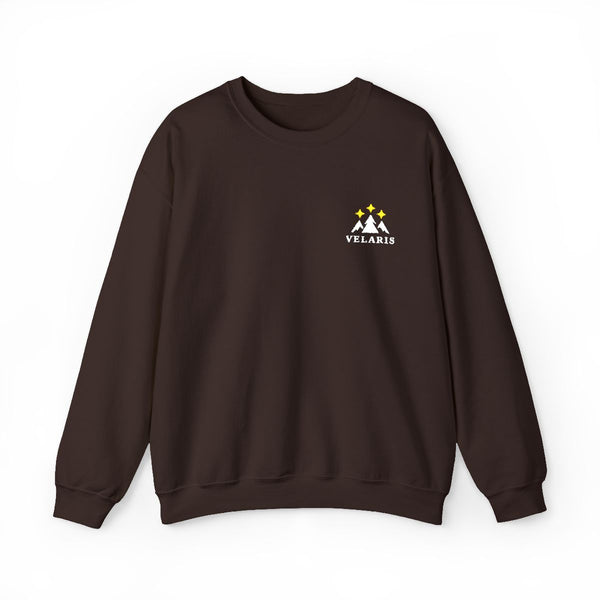 Velaris Embroidered Sweatshirt in Dark Chocolate