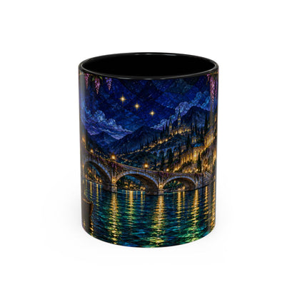 Black mug, front