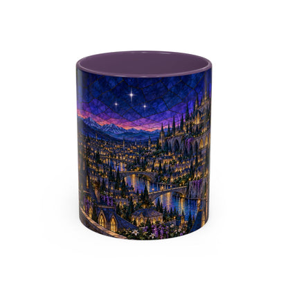 Purple mug, front