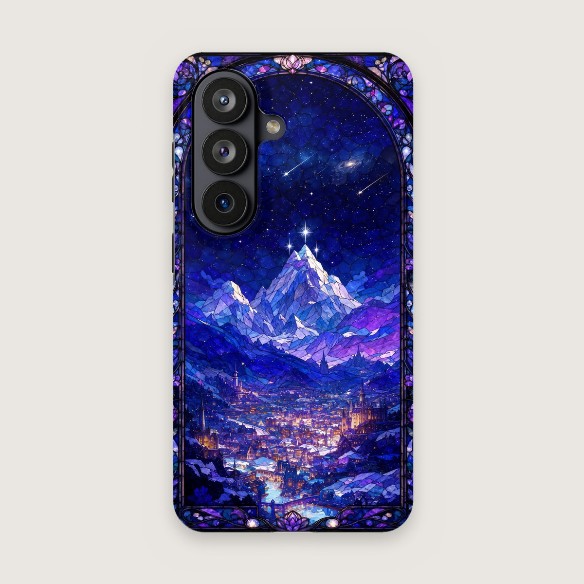 Velaris Stained Glass Phone Case on Samsung Galaxy S26