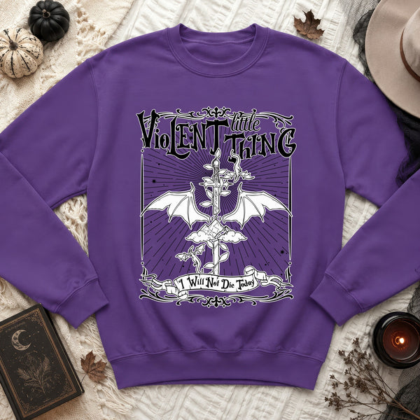Violent Little Thing Sweatshirt in Purple