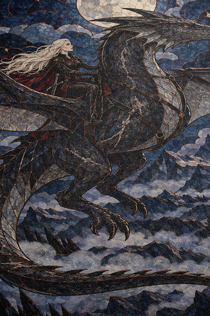 Above the Storm Woven Throw Blanket close-up