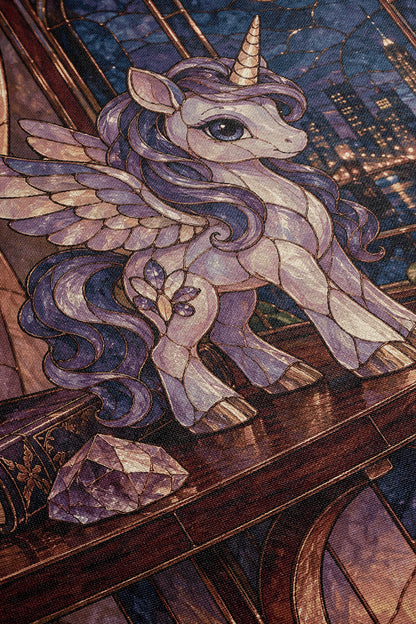 Pegasus Woven Throw Blanket close-up