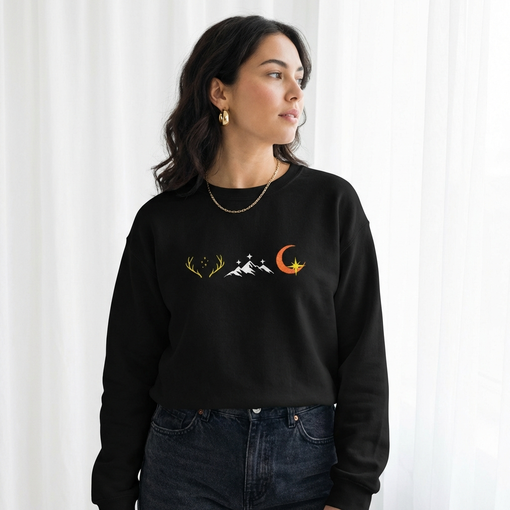 Maas Verse Embroidered Sweatshirt
