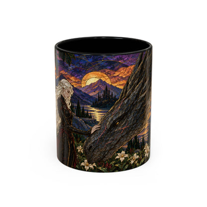 Black mug, front