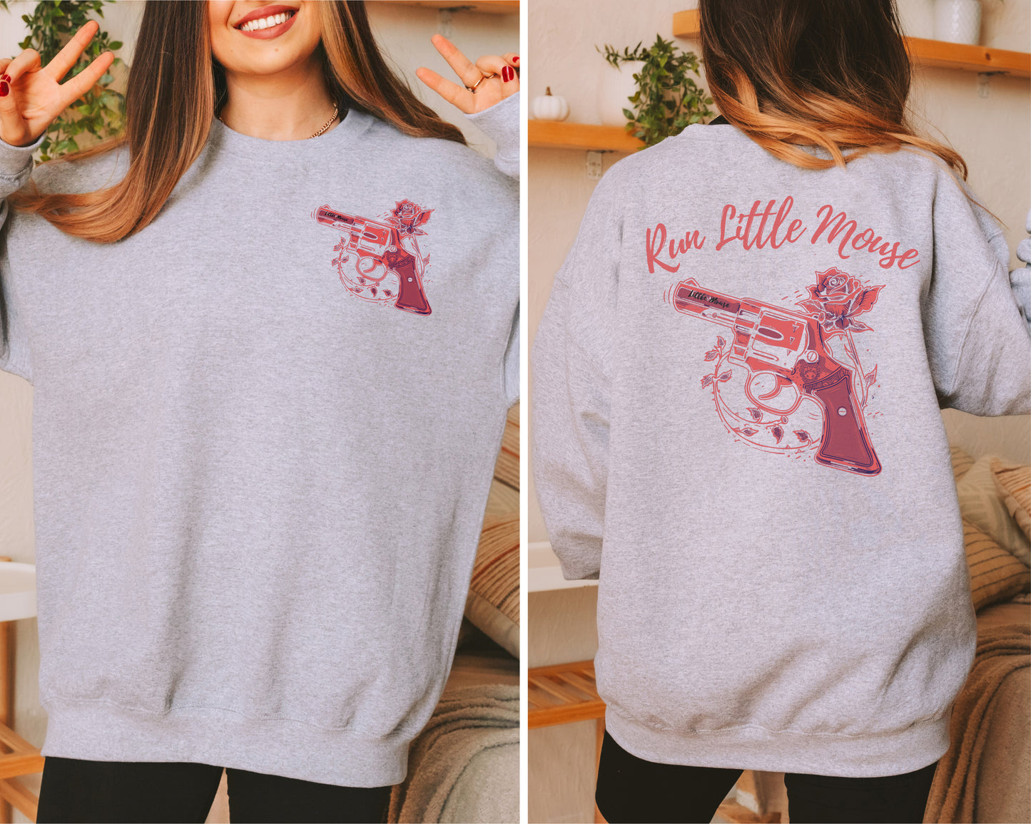 🐭 Run Little Mouse Sweatshirt – Embrace the Thrill of the Chase